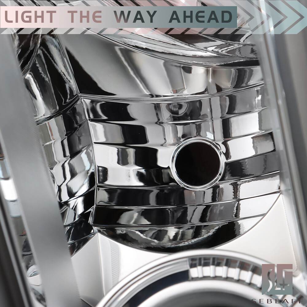 Left+Right Fit For 2010-2015 GMC Terrain SL/SLT/SLE Halogen Headlight Assembly