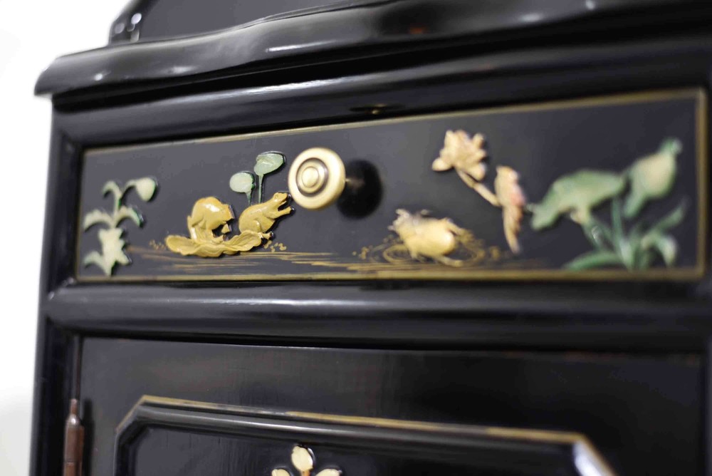 Mid Century Chinoiserie Sideboard Media Unit