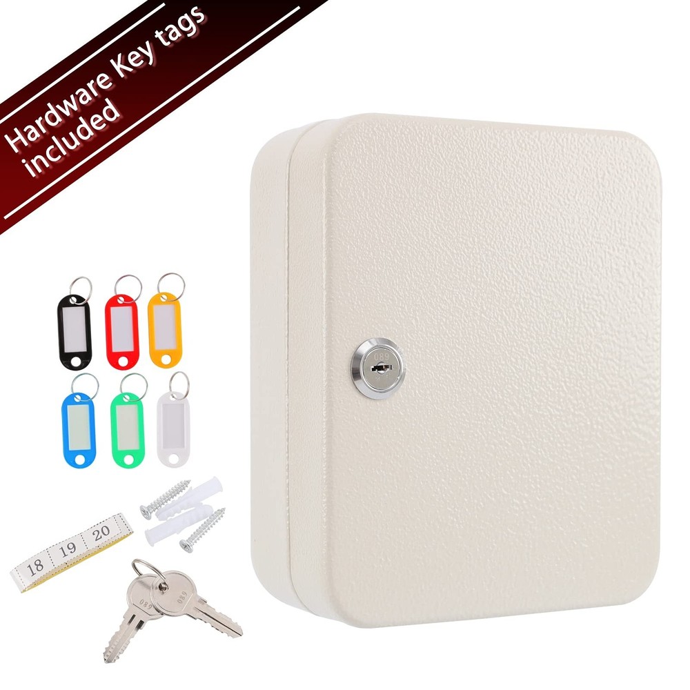 KYODOLED Key Cabinet Wall Mount, Locking Key Organizer, Key Storage Lock Box ...