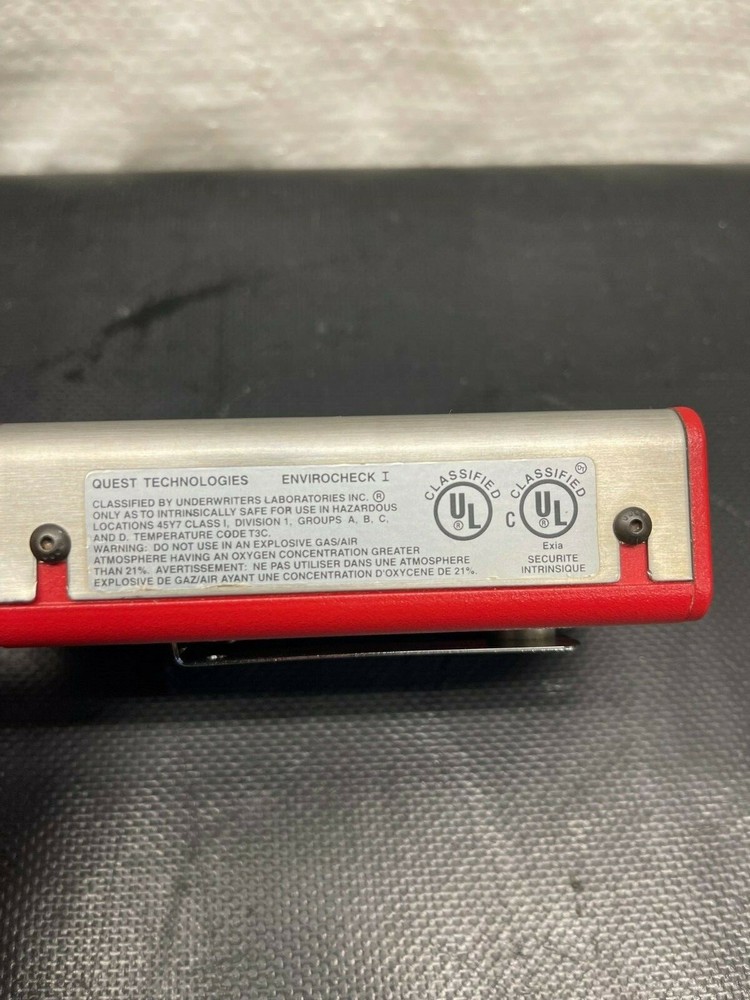 Quest Technologies ENVIROCHECK I, Single Gas Monitor