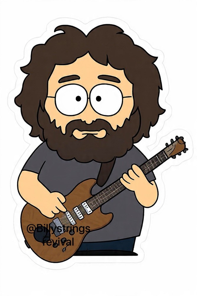 ⚡️Jerry Garcia Sticker 💀