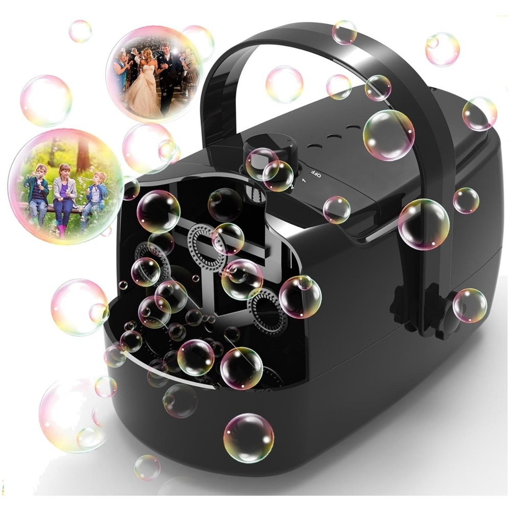 Bubble Machine 320ml Solution Continuous Use Kids Party