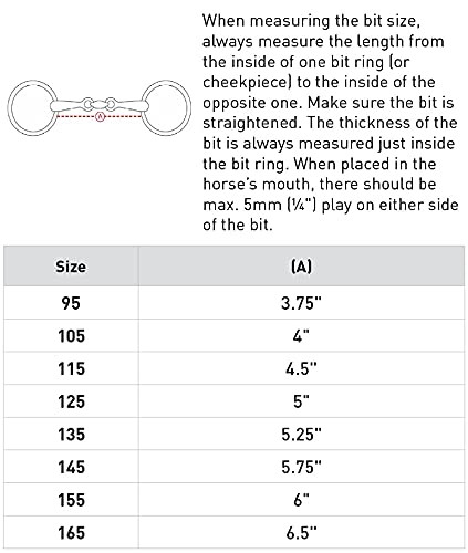 Lozenge Link Loose Ring Snaffle Bit - 16mm Width - 4 1/2
