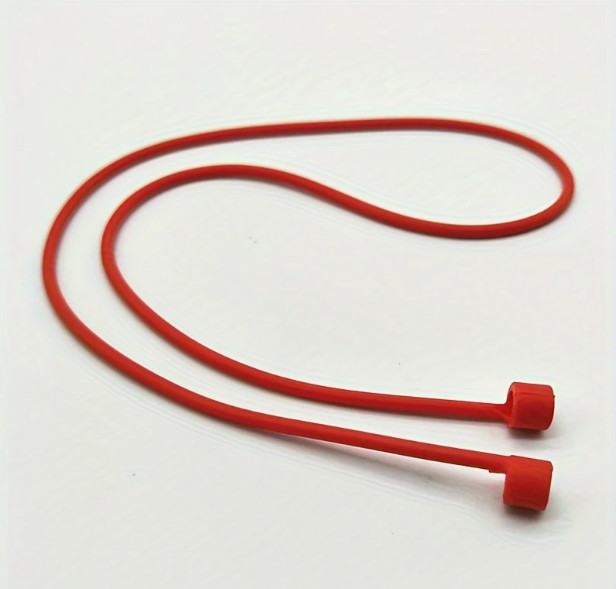 New Red Anti Lost Earphone Loop Strap String Headset Rope x AirPods all Models