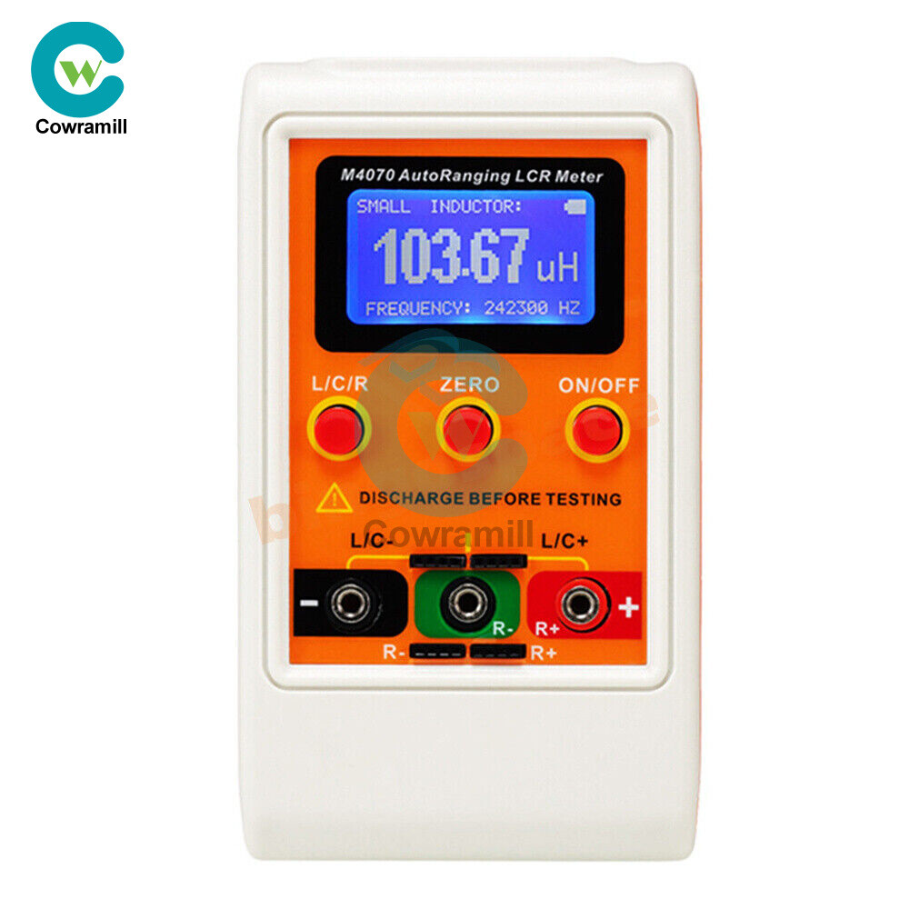 M4070 Handheld LCR Meter Auto Ranging Capacitance Inductance Resistance Tester
