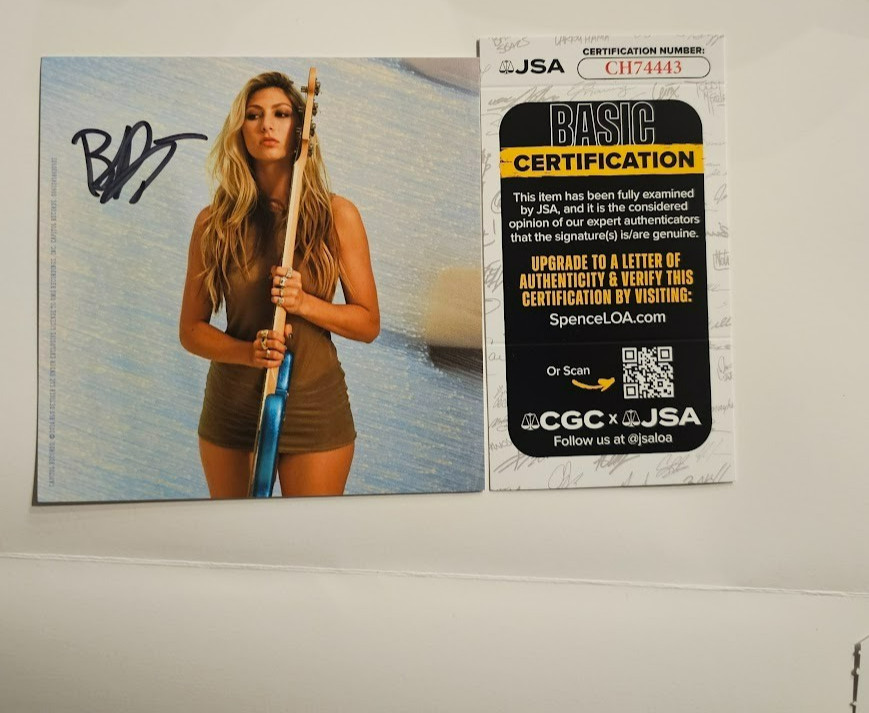 Blu DeTiger signed Autographed All I ever Want is Everything CD JSA COA
