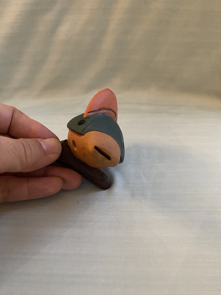 Peru Peruvian Clay Whistles Toucan Parrot