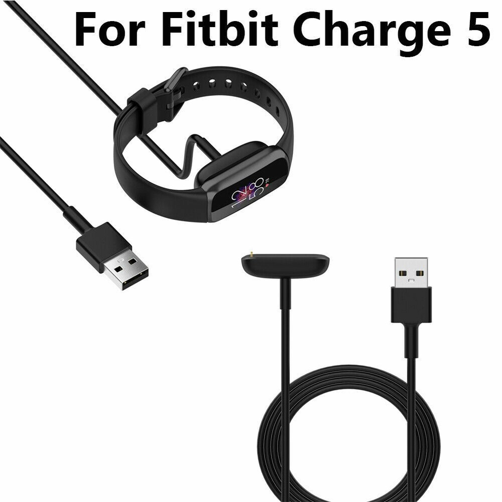 Cable Charger For Fitbit Luxe /Special Edition/ Charge 5 100cm USB Charging
