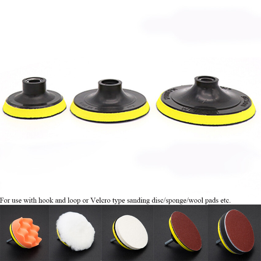 3'' - 7'' Backing Pad Hook & Loop M10 M14 for Angle Grinder Sander Sanding Disc