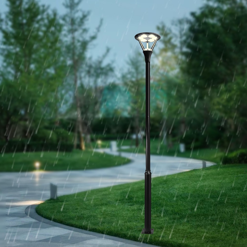 3M Outdoor Split Street Light Pole Size Pole Courtyard Lighting Post 114+76mm