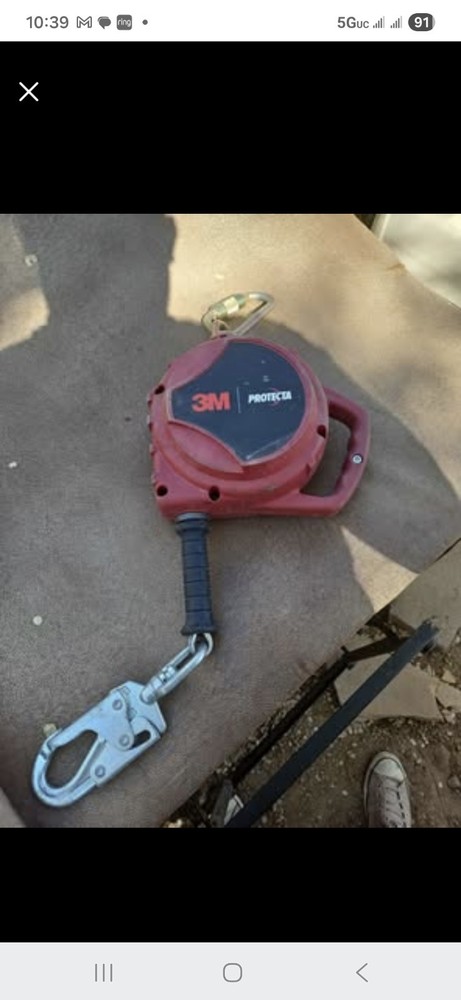 3M PROTECTA PROTECTA Self-Retracting Lifeline SRL Fall Protection w/ Snap Hook