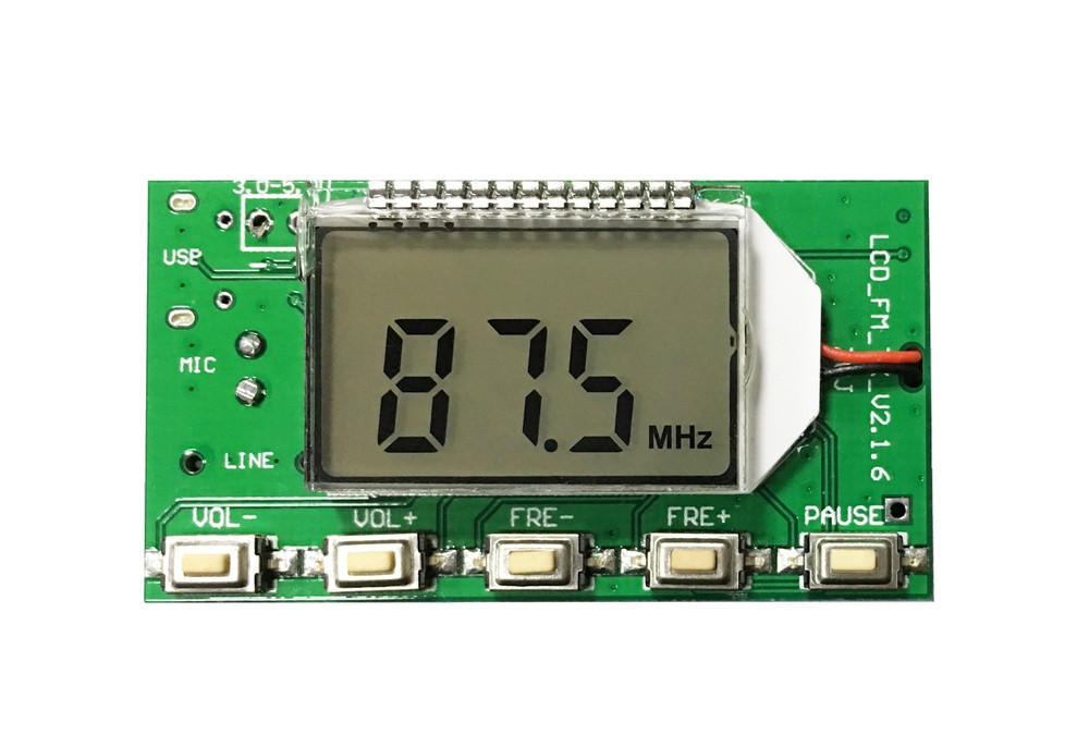 Stereo Wireless Microphone 76-108MHz