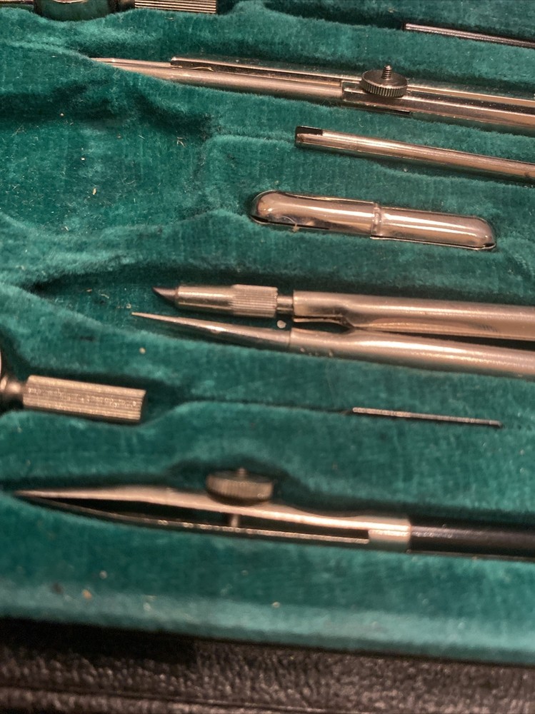 Micronta VTG Engineer's Compass Drafting tool Set Not Complete Germany