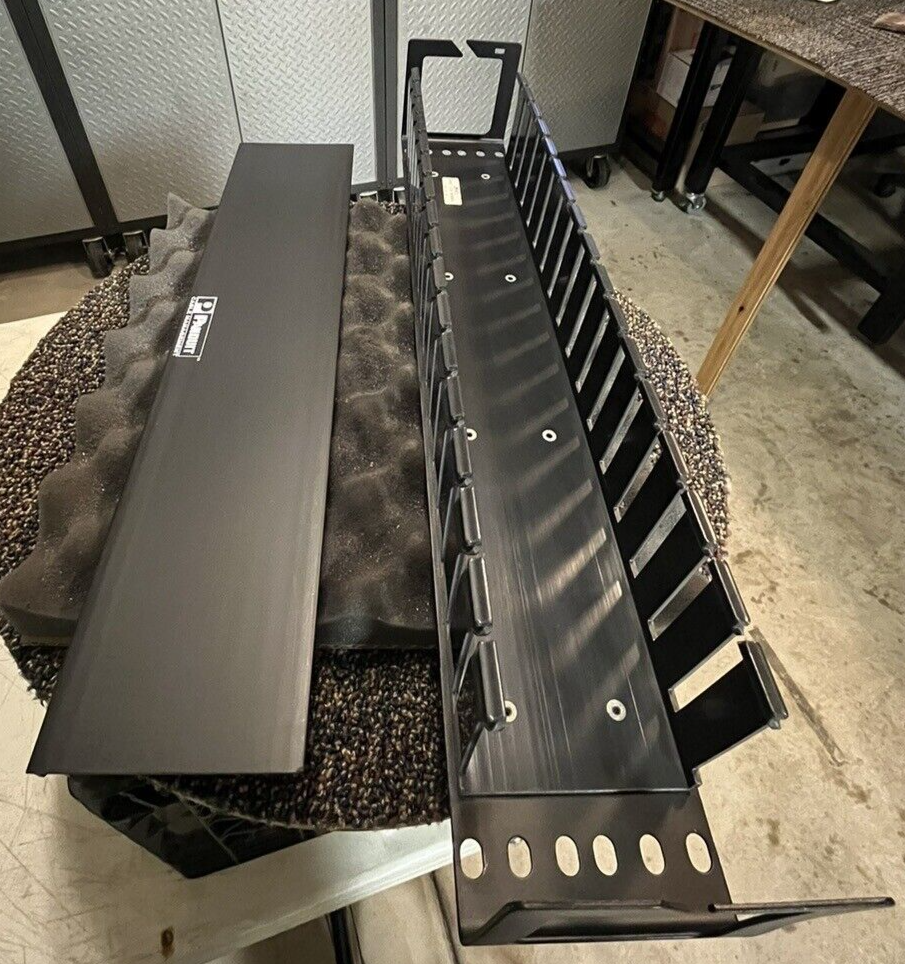 (1) PANDUIT WMPHF2 Cable Management System Black Metal.