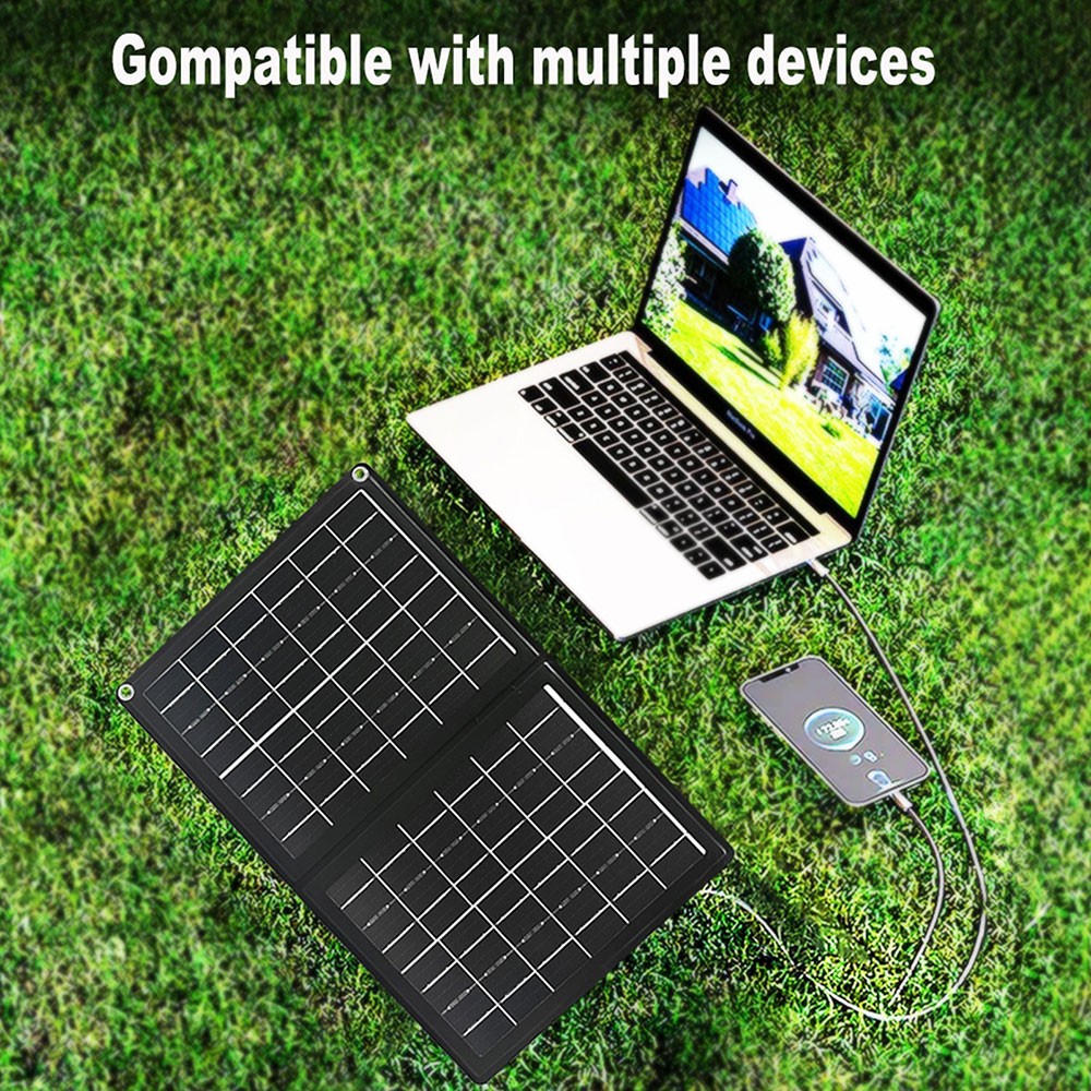 NEW Folding Solar Panel USB 5V Output Waterproof Portable Solar Charger
