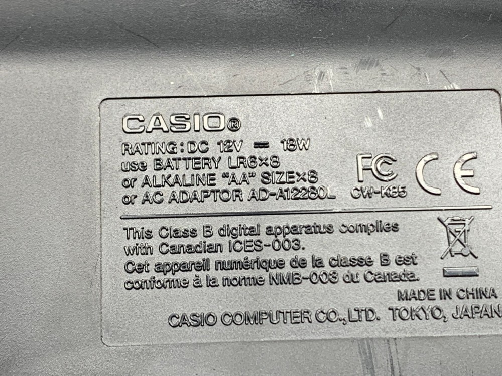 Casio CW-K85 Disc Title Printer Thermal For CD DVD