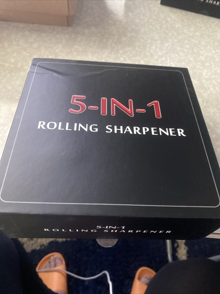 Rolling Knife Sharpener Magnetic Diamond 15 & 20 Degree Angle