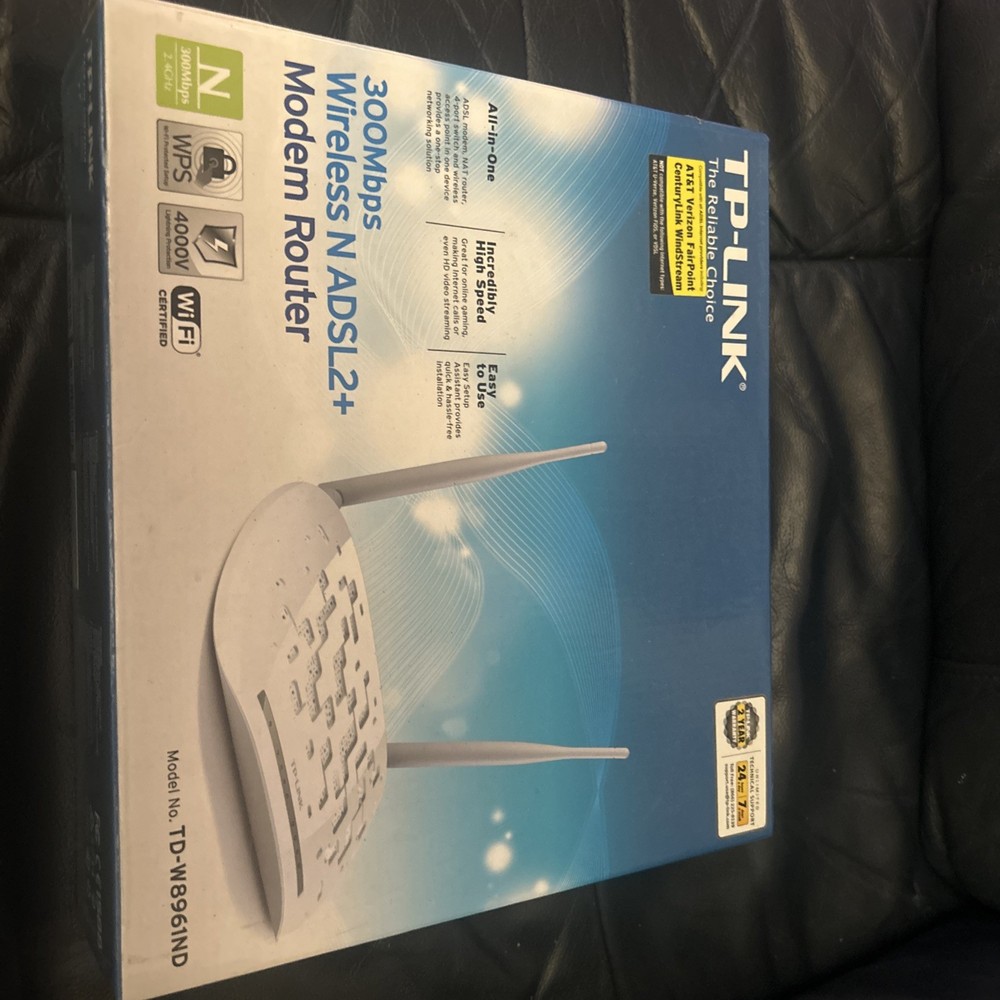 TP Link W8961ND Wireless Modem 300Mpbs