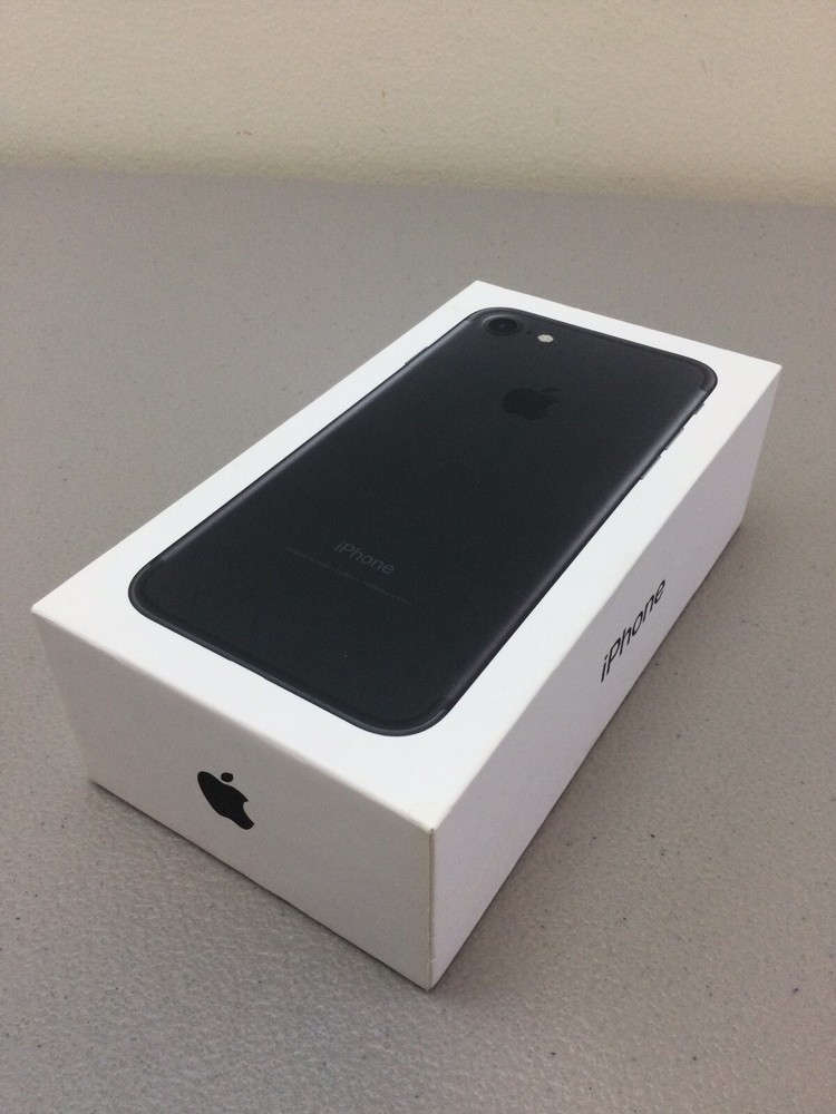 Original Apple iPhone 7- 2016 for Model Black 32 GB Empty Box Only