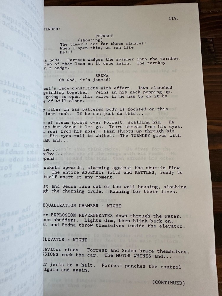 THE RAINBOW WARRIOR MOVIE ORIGINAL SCREENPLAY SCRIPT