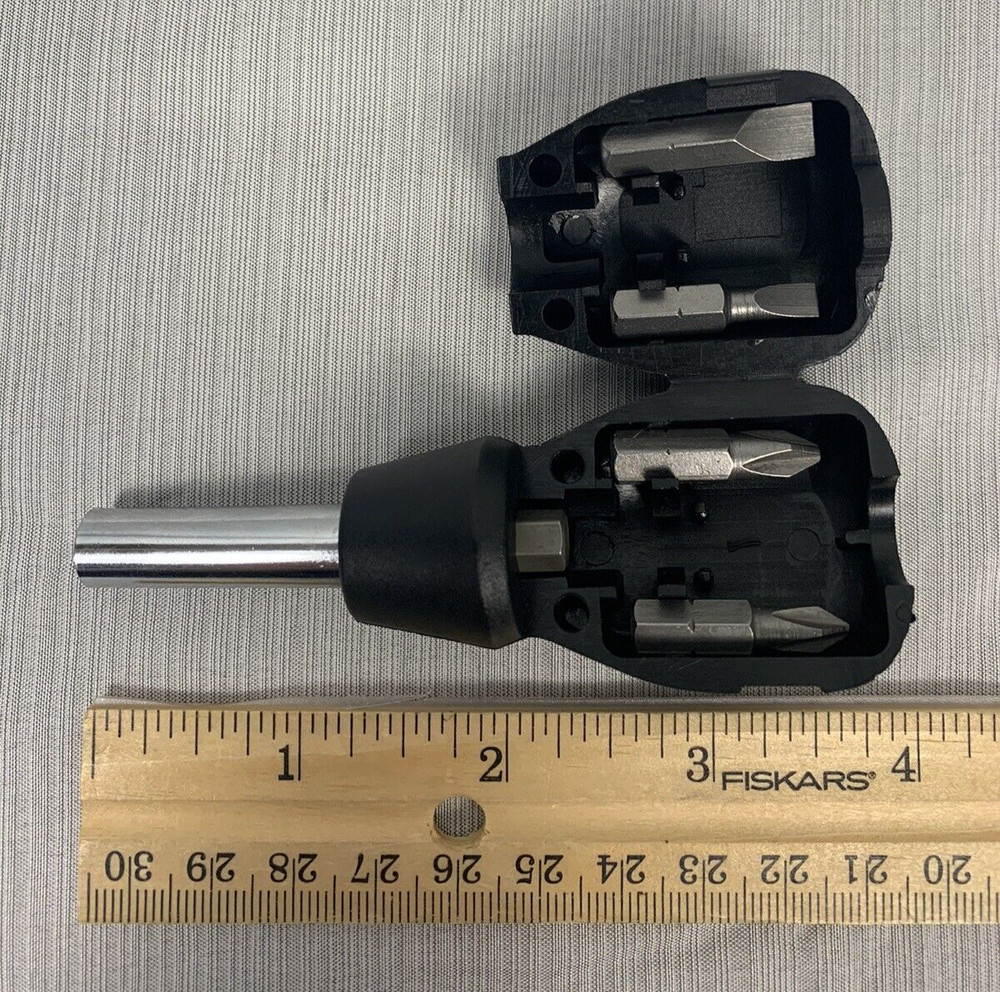 Pocket Screwdriver, 4 Interchangeable Bits, Thorsen 6 pc