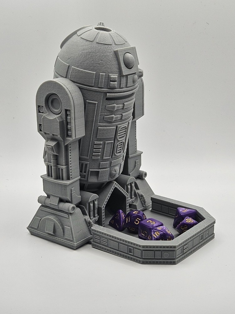 sci fi droid Dice Tower / droid dice roller DnD/Pathfinder/Tabletop RPG