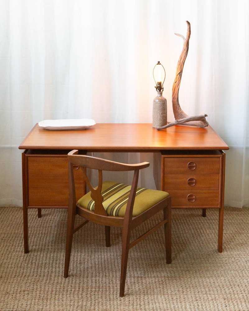 1960s Arne Vodder Danish Teak Writing Desk