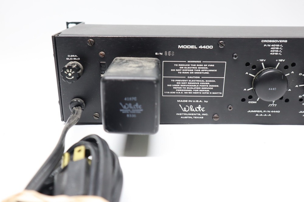 White Instruments series 4400 28 BAND EQUALIZER
