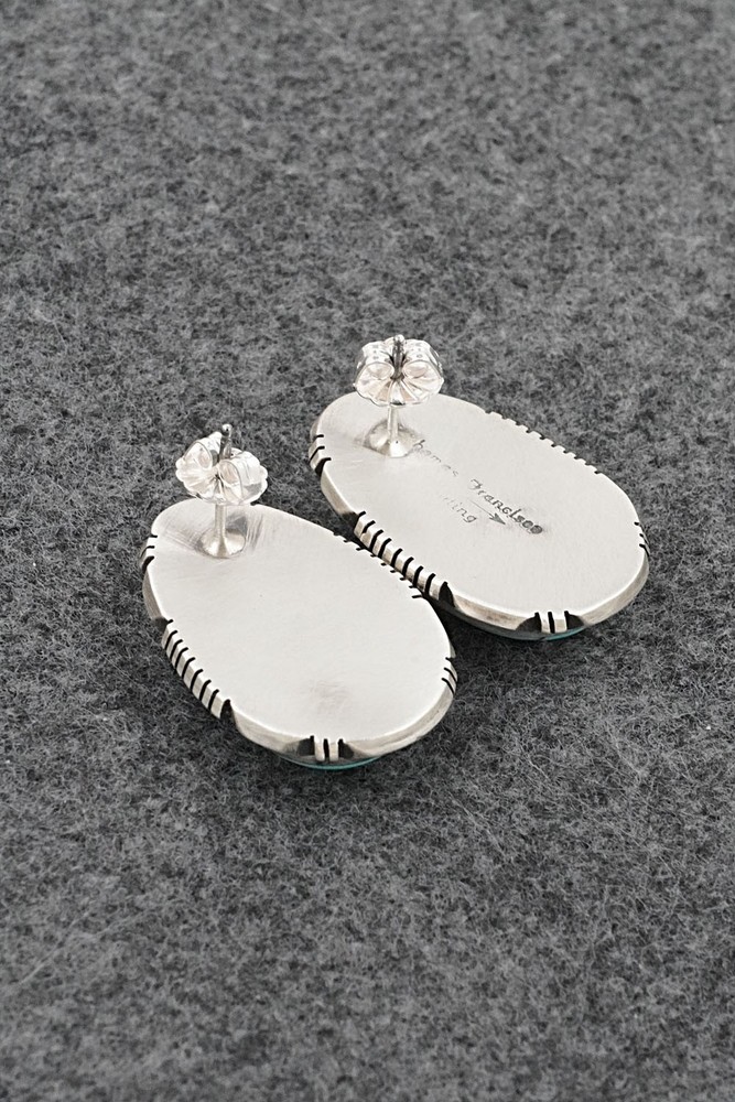 Turquoise & Sterling Silver Earrings - Thomas Francisco