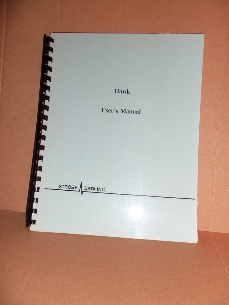 Strobe Data Hawk Co-Processor User Manual December 1996