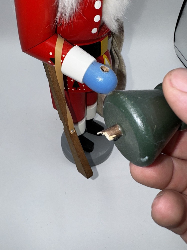 Vintage Vero Germany Santa Claus Nutcracker With Box