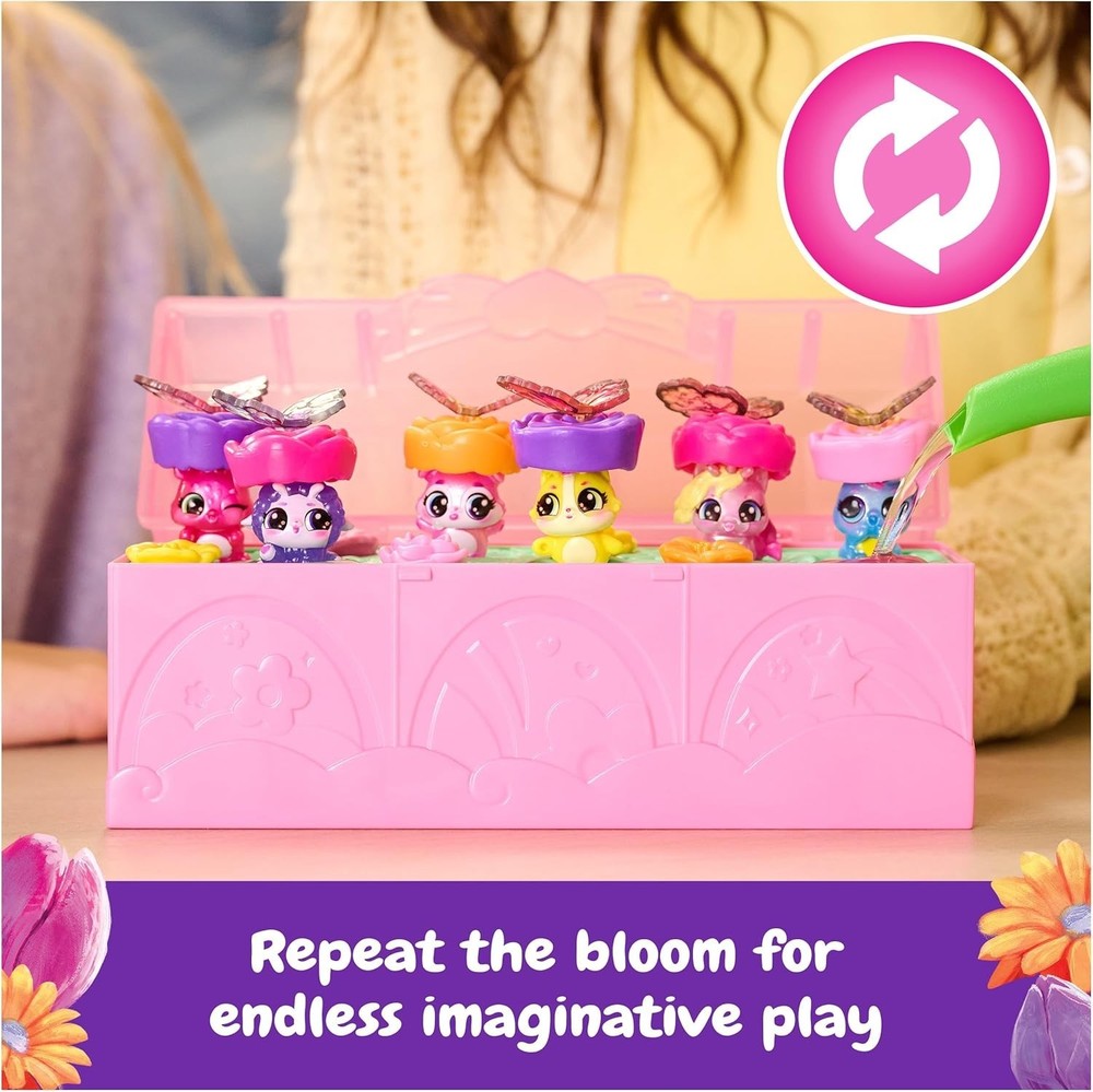 Interactive Bloomables Set with 6 Figures, Terrarium & Transforming Dance Floor