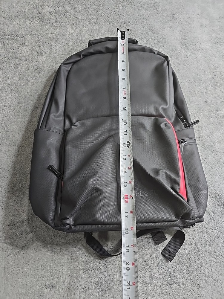 Adobe Summit DTN Tech Backpack Black Red Adjustable Straps Water Resistant