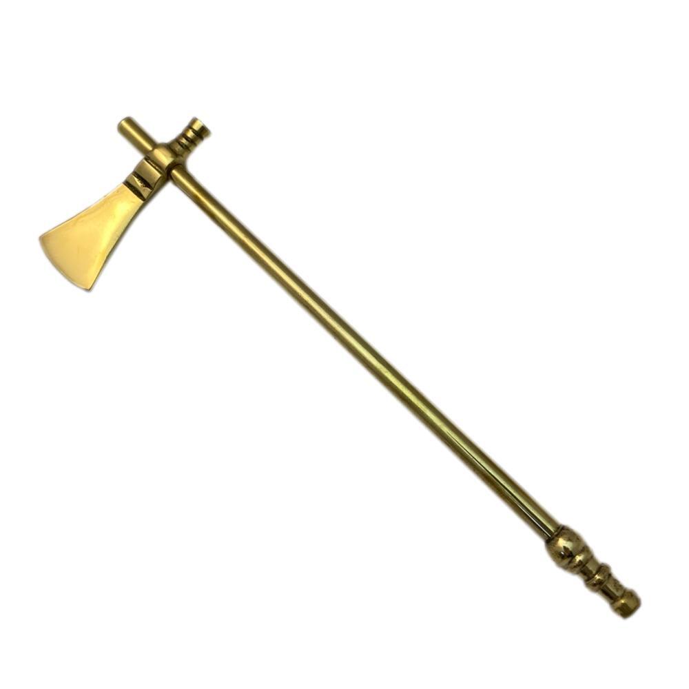 Mini All Brass Polished Tomahawk Smoking Pipe