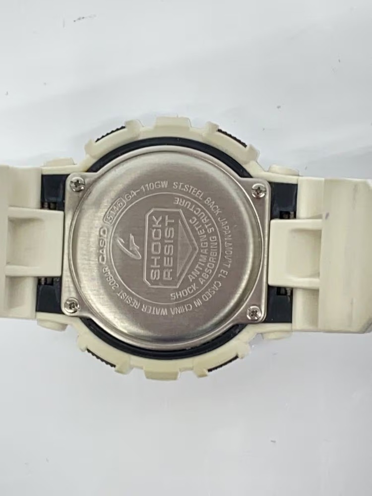 CASIO Quartz Watch G SHOCK Digital Analog White White