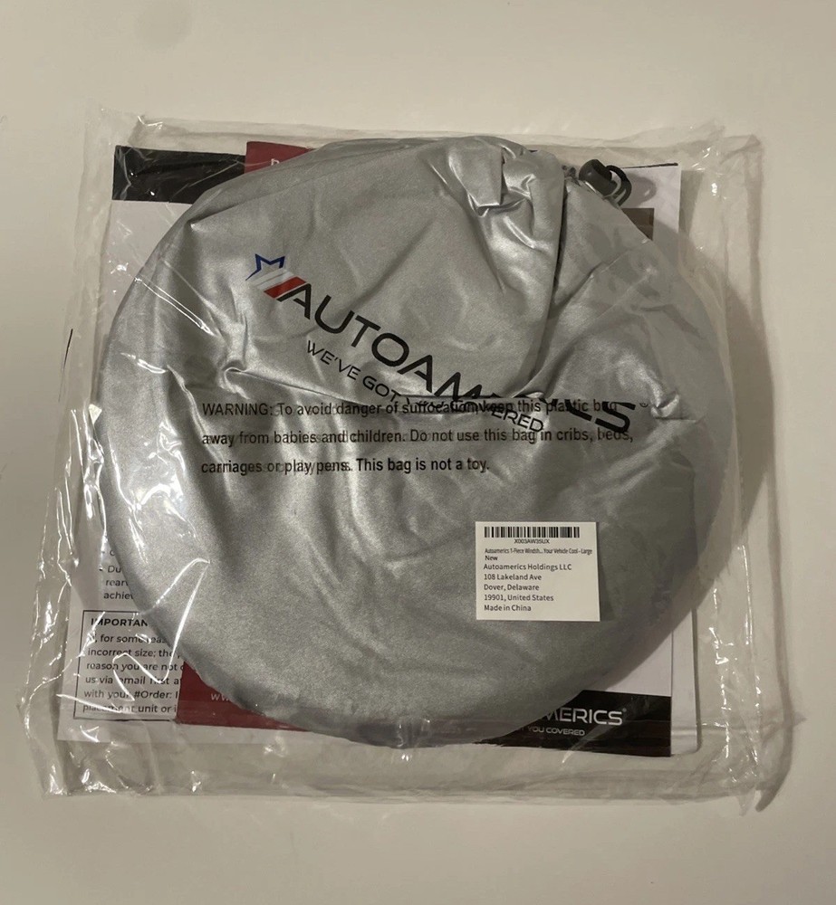 New Autoamerics Foldable 1 Pc Windshield Sunshade - 64" X 33 1/2" - Ocean Wave