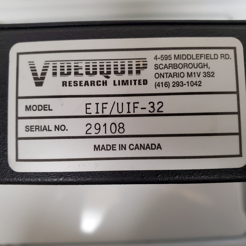 STATMON / VIDEOQUIP UIF-32 UNIVERSAL INTERFACE SYSTEM