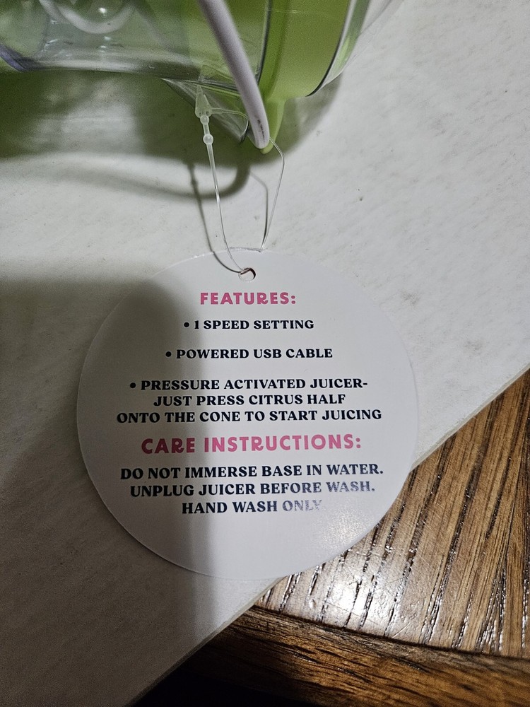 Electric Citrus Juicer USB Powered