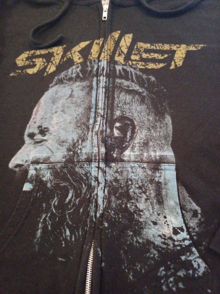 SKILLET Small Zip Hoodie Sweatshirt