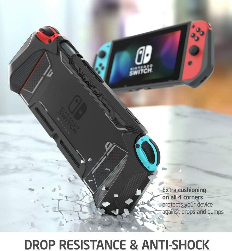 Mumba For Nintendo Switch Console Joy-Con Controller TPU Grip Case Rugged Cover