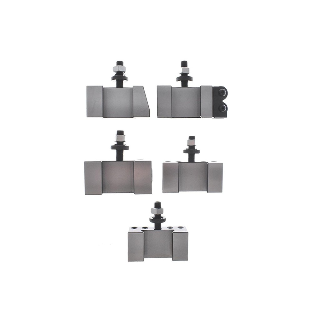6Pcs 250-100 Piston Type Tool Post Set AXA Tool Post Set Quick Change Tool Po...