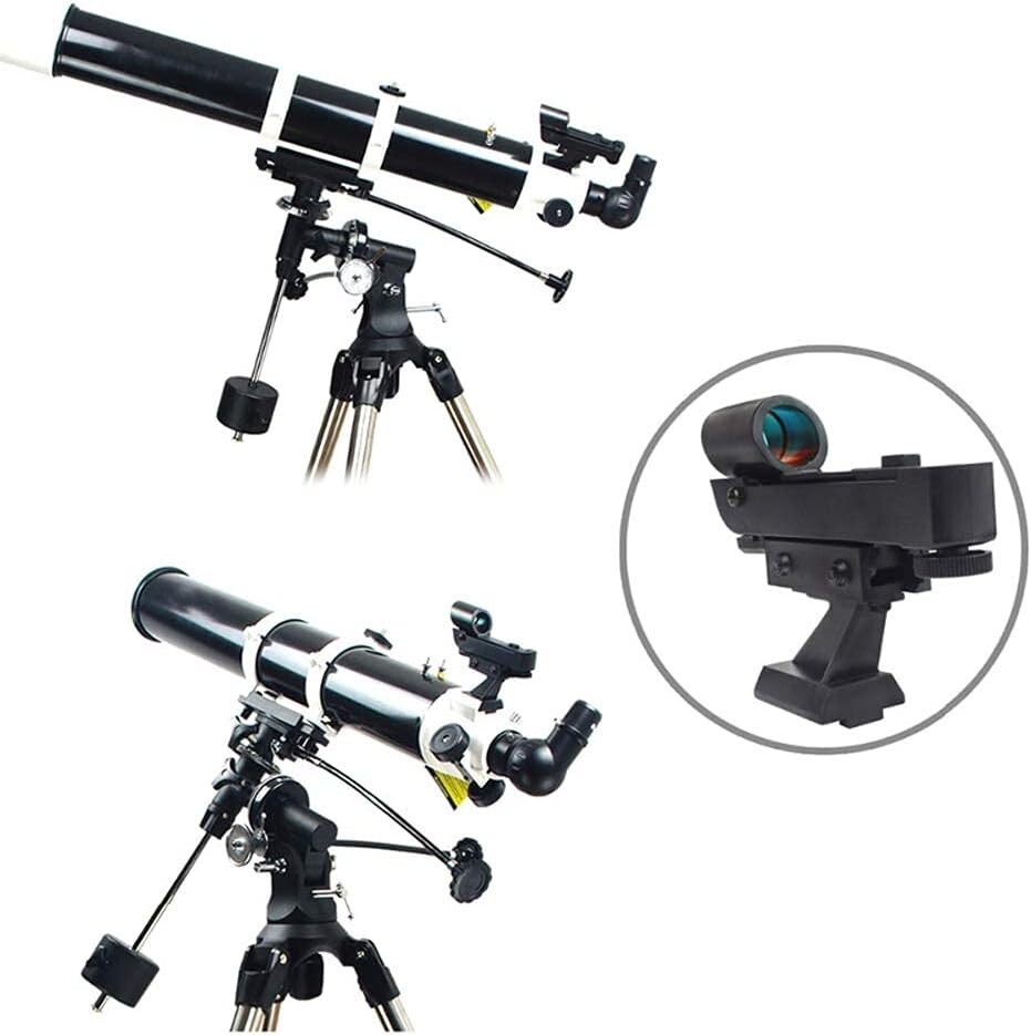 Brightness Adjustable Red Dot Finderscope for Easy Telescope Alignment & Viewing