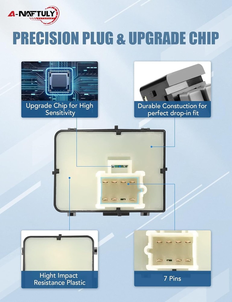 Driver Side Master Power Window Switch Replacement fits for Chevy Express 1500