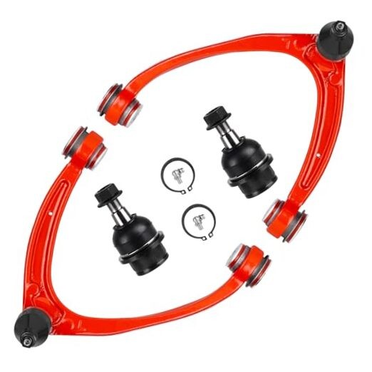Front Upper Control Arm with Polyurethane Bushing Lower Ball Joints Suspension