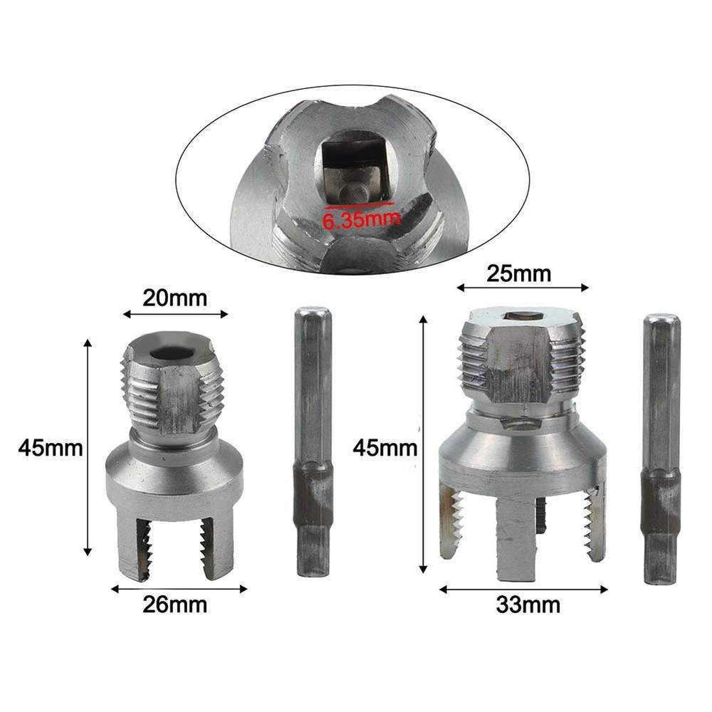 Superior Thread Cutting Tool for Plumbing Projects with 20MM 25MM Pipes