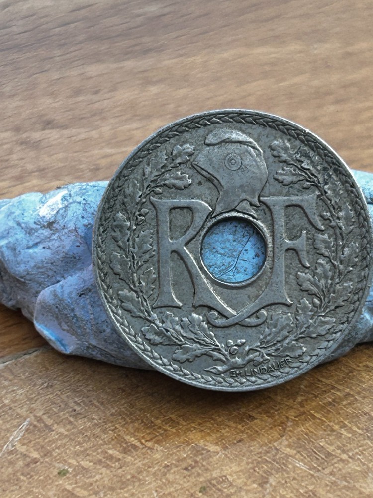 French 25 Centimes 1917 ref. X 18