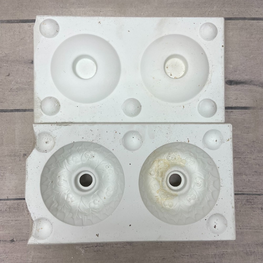 White Horse Molds Ceramic Casting Mold Decorative Bowl #1052
