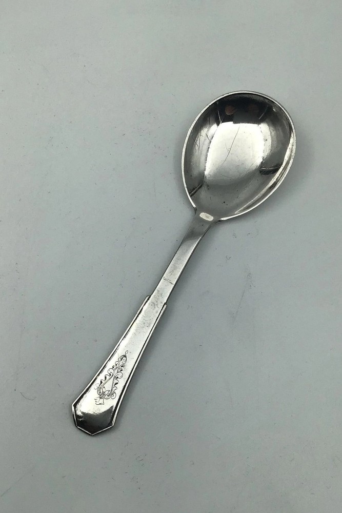 Hans Hansen Heirloom Silver No. 8 Silver Jam Spoon