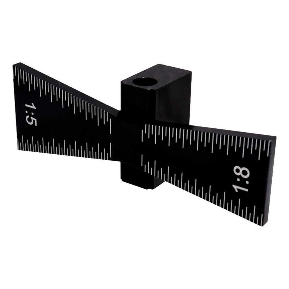 Compact Dovetail Measurement Tool for Precise Woodworking Applications
