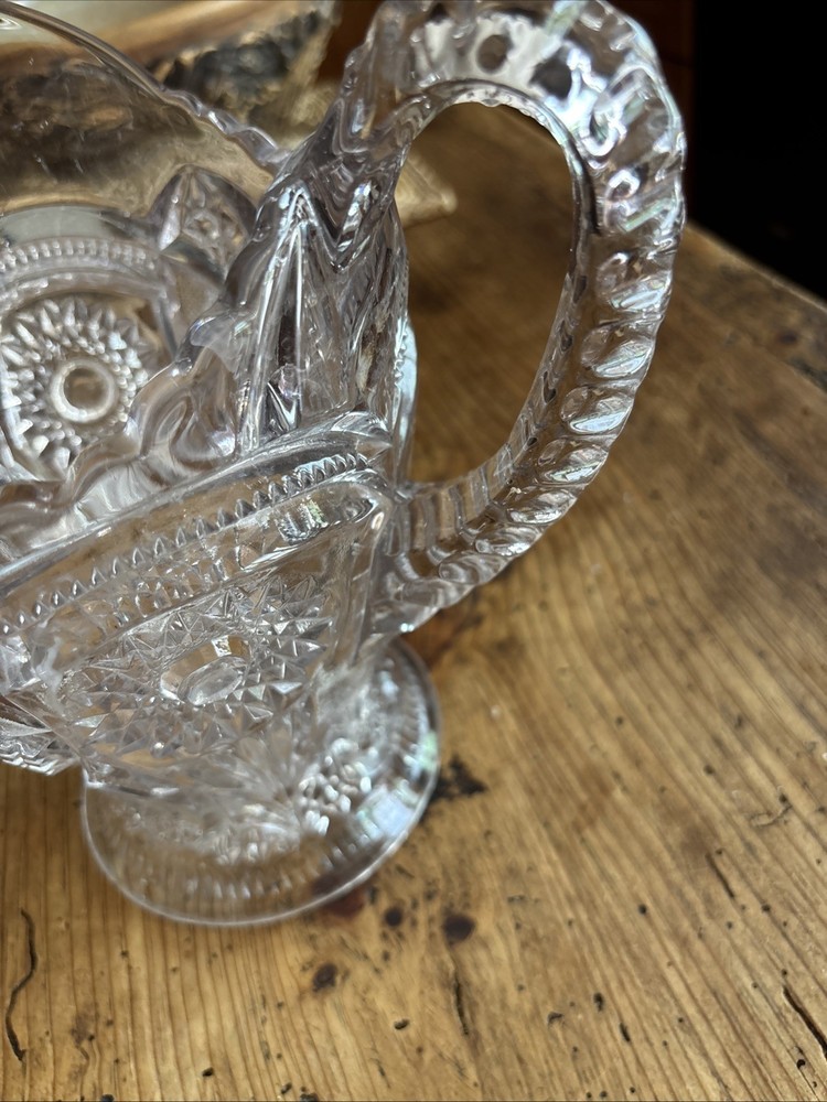 Victorian Cut Glass Pitcher